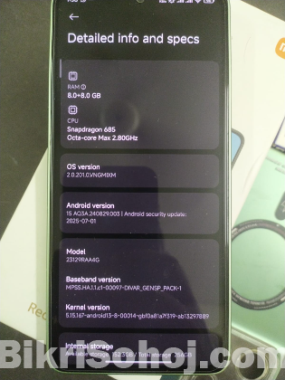 Redmo note 13 4g 8/256